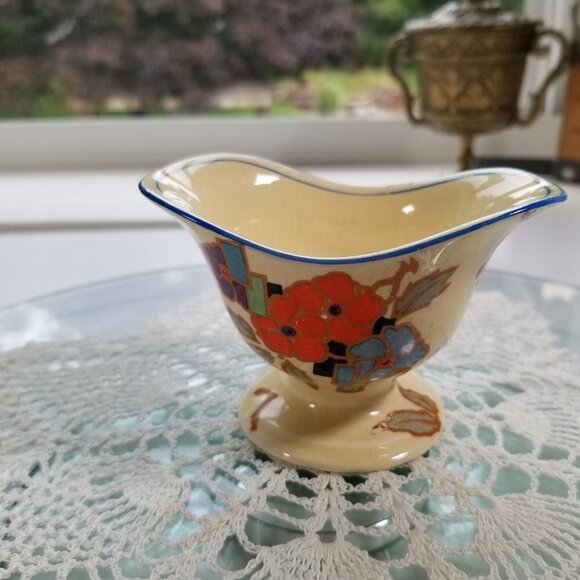Royal Winton Sugar Bowl Dish Grimwades Stoke on Trent Floral Oval Dish Vintage - Picture 6 of 11